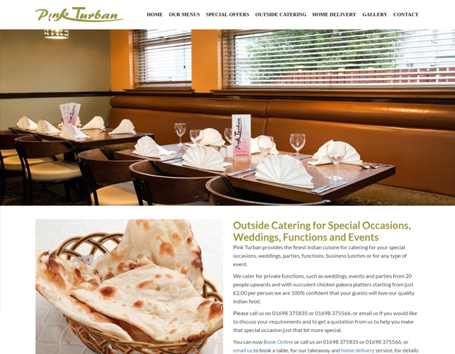 Restaurant Business Website